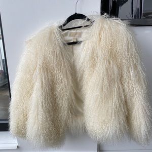 Michael kors sherpa sheep jacket